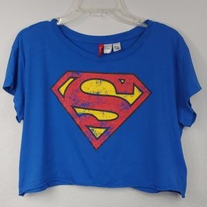 Superman Graphic Crop Tee